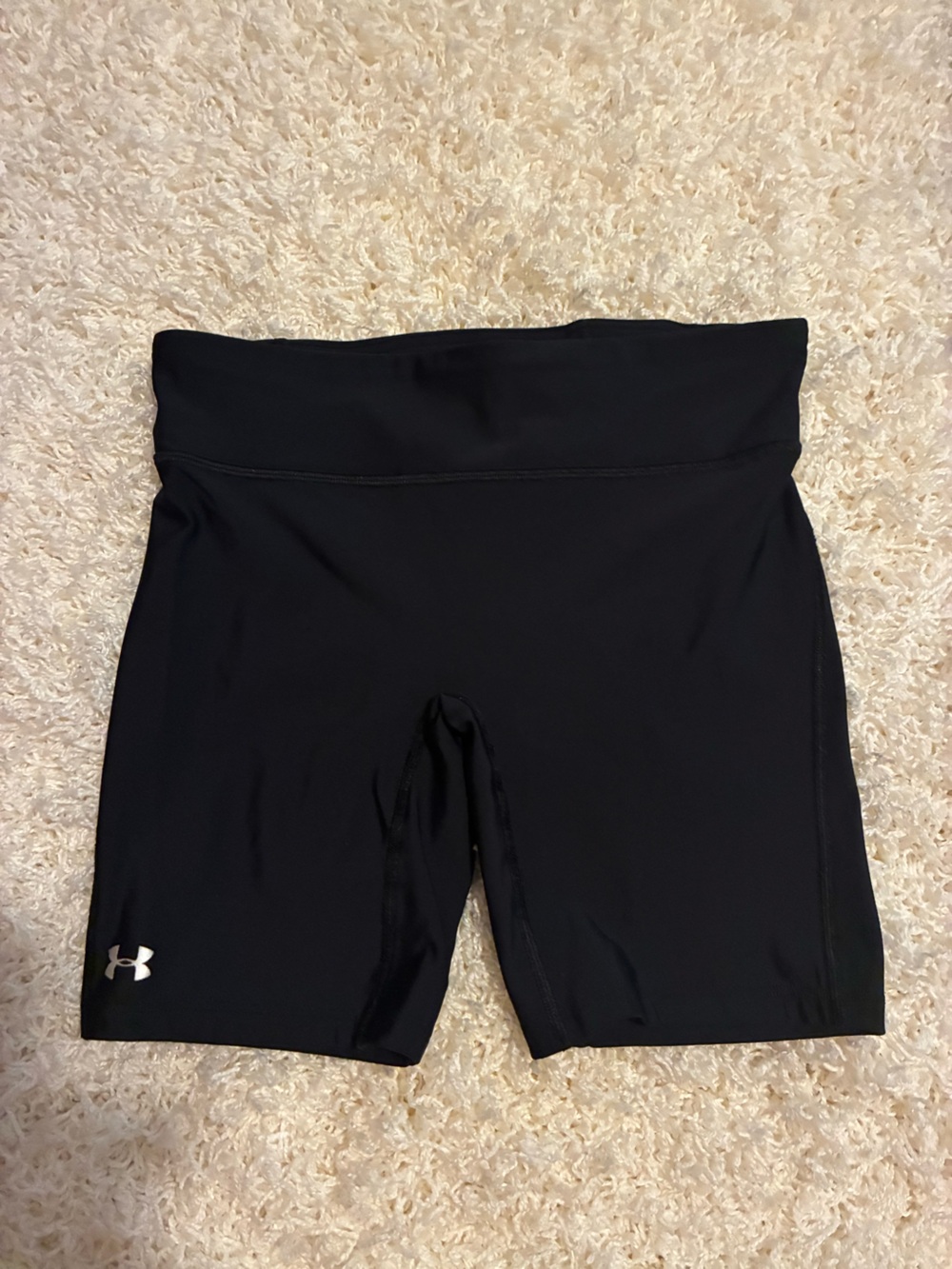 Under Armour Black Women's High-Waist Training Shorts